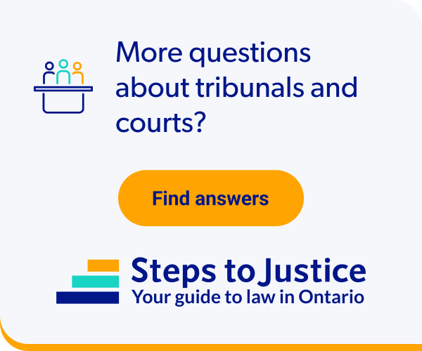 Tribunals and Courts